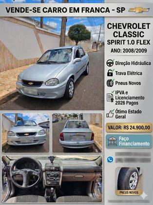 CHEVROLET CLASSIC 1.0 MPFI SPIRIT 8V FLEX 4P MANUAL